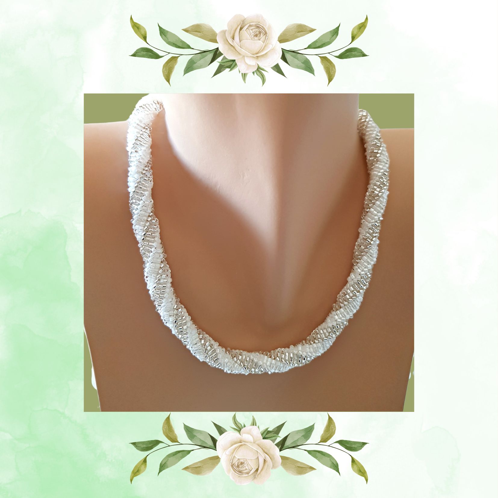 Leonor - Elegant necklace for ceremony